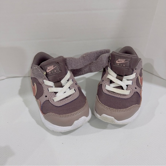 Nike Size 5 Baby Kids (TD) Nike Air Max SC 'Violet Ore Leather Sneaker Shoes - Picture 11 of 14